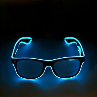 Очки с подсветкой, цвет синий