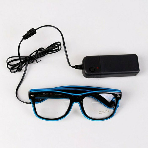 Очки с подсветкой, цвет синий - 2/3