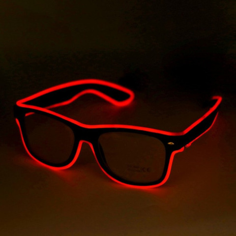 Очки с подсветкой, цвет красный - 3/3