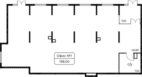 помещение S 158кв.м