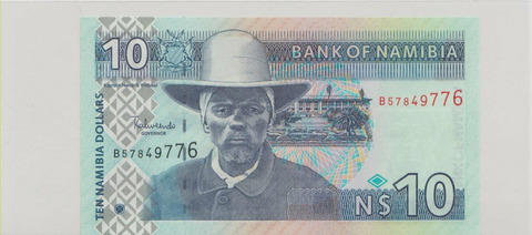 Намибия , 10 долларов , 2001 г. , Unc .
