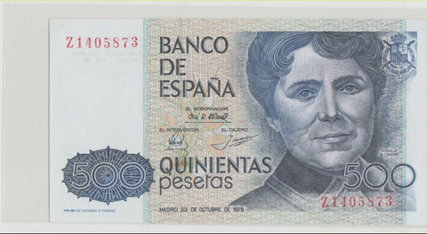 Испания , 500 песет , 1979 г. , Unc .