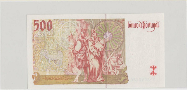 Португалия , 500 эскудо , 1997 г. , Unc . - 2/2