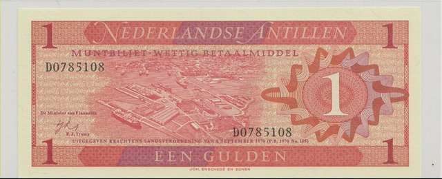 Нидерландские Антильские о-ва, 1 гульден, 1970 г., Unc .