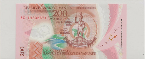 Вануату , 200 вату , 2014 г. , Unc .