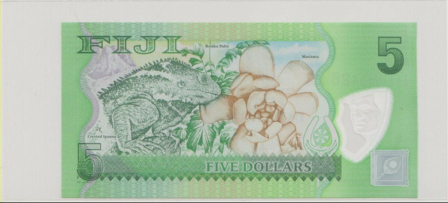 Фиджи , 5 долларов , 2012 г. , Unc . - 2/2