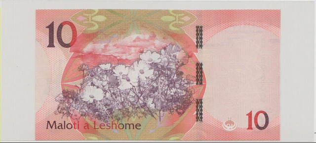 Лесото , 10 малоти , 2021 г. , Unc . - 2/2