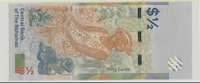 Багамские о-ва , 1/2 доллара , 2019 г. , Unc . - 2/2
