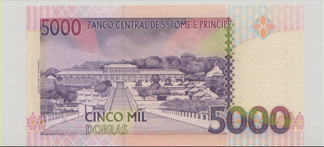 Сан-Томе и Принсипи , 5000 добр , 1996 г. , Unc . - 2/2