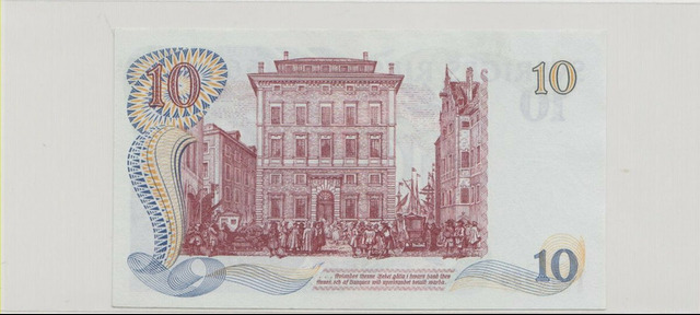 Швеция , 10 крон , 1968 г. , Unc- . - 2/2