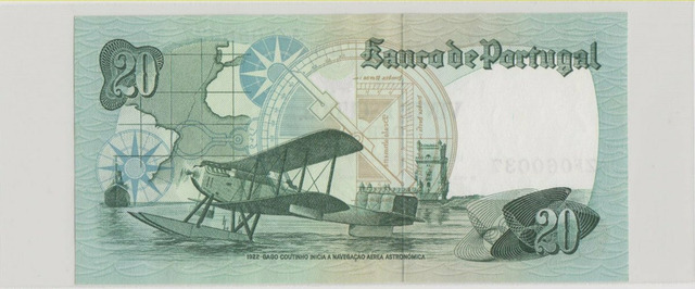 Португалия , 20 эскудо , 1978 г. , Unc . - 2/2