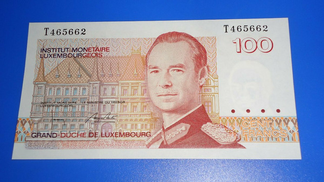 Люксембург , 100 франков , 1993 г. , Unc .