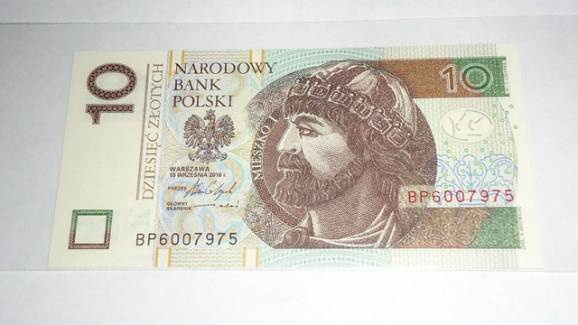 Польша , 10 злотых , 2016 г. , Unc .