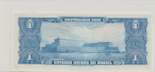 Бразилия , 1 крузейро , 1954 г. , Unc . - 2/2