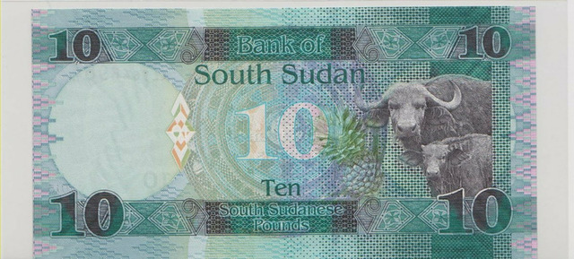 Южный Судан , 10 фунтов , 2015 г. , Unc . - 2/2