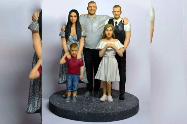 Студия «Мастерская №1» — индивидуальные мини-скульптуры