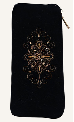 Очечник бархатный Торжокские золотошвеи, новый.