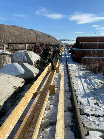 Направляющие надземного кранового пути, ремонт - 4/8