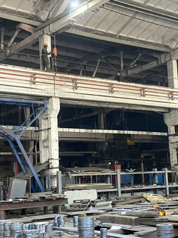 Направляющие надземного кранового пути, ремонт - 6/8