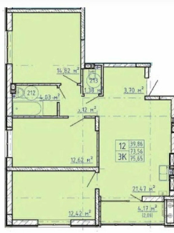 3х комнатная квартира в центре Азова - 4/10