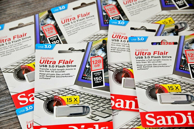 SanDisk 128Gb USB 3.0 НОВЫЕ/В Упаковке - 1/5