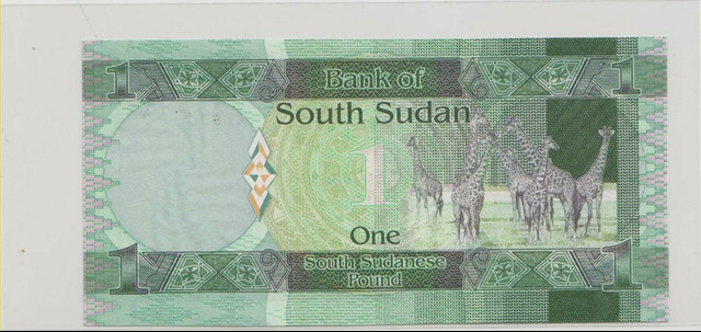 Южный Судан , 1 фунт , 2011 г. , Unc . - 2/2