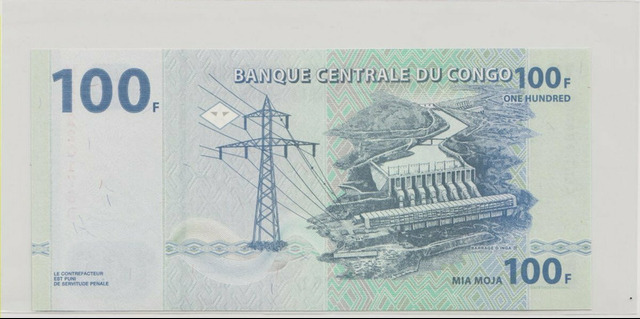 Конго , 100 франков , 2022 г. , Unc . - 2/2