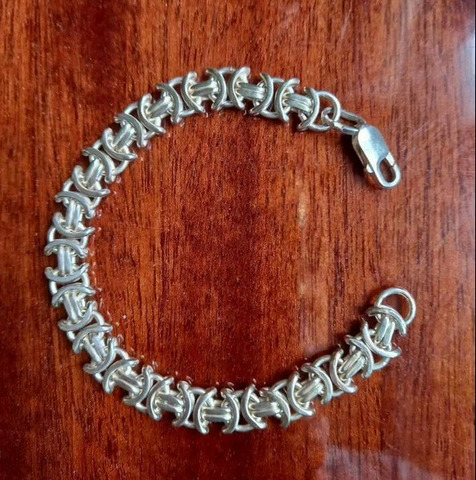 Браслет серебряный новый Волчий хвост - 2/4