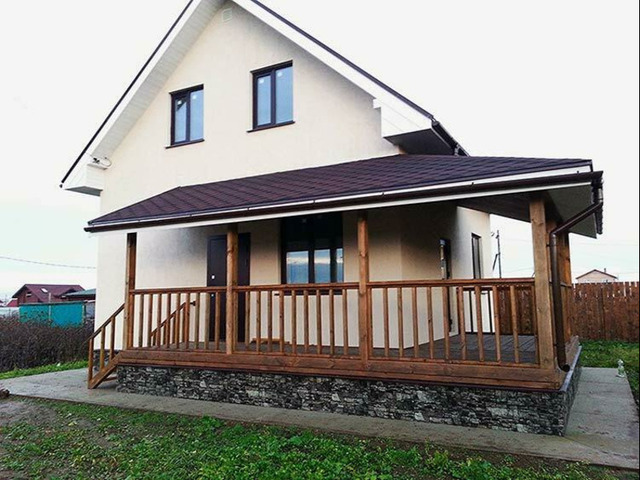 Пристройка веранды к дому в Пензе, дачная веранда - 1/3