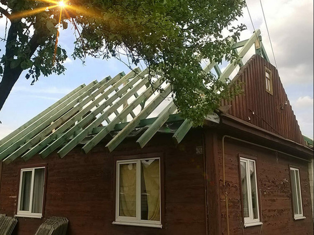 Замена крыши на старом доме, крыши дачного домика - 2/3