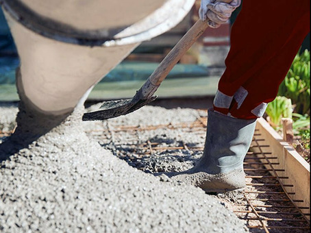 Бетонная отмостка с водоотведением, делаем отмостки